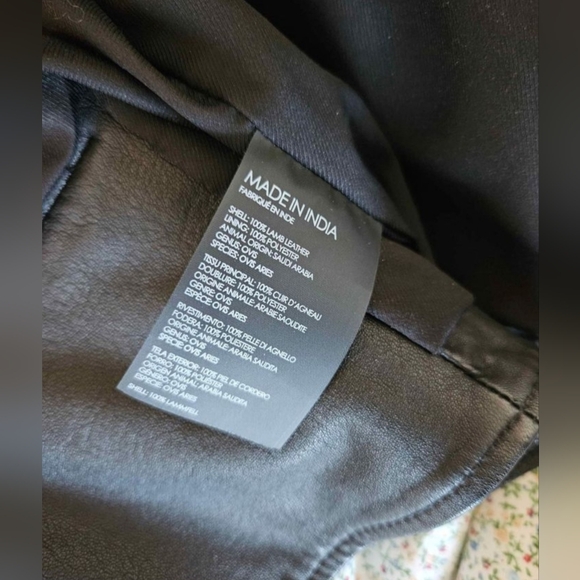 club monaco leather jacket - Picture 6 of 6